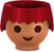 LECHUZA Playmobil OJO - Plantenbak - ALL-IN-ONE set met stick-bewateringssysteem - vuurrood