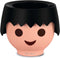 LECHUZA Playmobil OJO - Plantenbak - ALL-IN-ONE set met stick-bewateringssysteem - ravenzwart