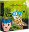 LECHUZA Playmobil OJO - Set met organisch tarwegraszaad en plantplaat en lont en LECHUZA-PON - voor OJO educatieve bloempot (zonder plantenbak!)