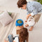 LECHUZA Playmobil OJO - Set met organisch tarwegraszaad en plantplaat en lont en LECHUZA-PON - voor OJO educatieve bloempot (zonder plantenbak!)