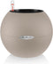 LECHUZA PURO COLOR 20 - Plantenbak - met uitneembare binnenbak - met bewateringssysteem - ALL-IN-ONE set met LECHUZA-PON - zandbruin