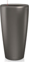 LECHUZA RONDO 40 - Plantenbak - ALL-IN-ONE set - antraciet metallic