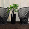 Lechuza - RONDO PREMIUM 32 - Plantenbak - met uitneembare binnenbak - met bewateringssysteem - ALL-IN-ONE set met LECHUZA-PON - zilver metallic