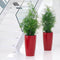 LECHUZA RONDO PREMIUM 32 - Plantenbak - met uitneembare binnenbak - met bewateringssysteem - ALL-IN-ONE set met LECHUZA-PON - zwart hoogglans