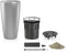 LECHUZA RONDO PREMIUM 40 - Plantenbak - ALL-IN-ONE set - zilver metallic