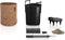 LECHUZA TRENDCOVER 23 KURK - Plantenbak - met uitneembare binnenbak - met bewateringssysteem - ALL-IN-ONE set met LECHUZA-PON - dark natural