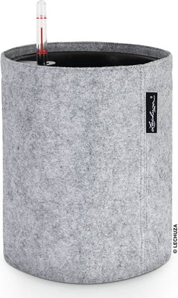 LECHUZA TRENDCOVER 23 VILT - Plantenbak - met uitneembare binnenbak - met bewateringssysteem - ALL-IN-ONE set met LECHUZA-PON - light grey