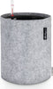 LECHUZA TRENDCOVER 23 VILT - Plantenbak - met uitneembare binnenbak - met bewateringssysteem - ALL-IN-ONE set met LECHUZA-PON - light grey