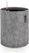 LECHUZA TRENDCOVER 32 VILT - Plantenbak - met uitneembare binnenbak - met bewateringssysteem - ALL-IN-ONE set met LECHUZA-PON - dark grey