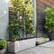 LECHUZA TRIO COTTAGE 30 - Plantenbak - met uitneembare binnenbakken - met bewateringssysteem - ALL-IN-ONE set met LECHUZA-PON - graniet