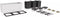 LECHUZA TRIO COTTAGE 30 - Plantenbak - met uitneembare binnenbakken - met bewateringssysteem - ALL-IN-ONE set met LECHUZA-PON - graniet