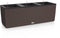 LECHUZA TRIO COTTAGE 40 - Plantenbak - met uitneembare binnenbakken - met bewateringssysteem - ALL-IN-ONE set met LECHUZA-PON - mokka