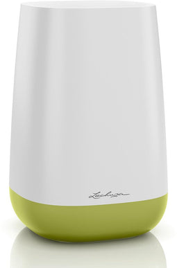 LECHUZA YULA Flower - vaas 0,9 liter - satijnwit/pistache groen