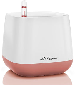 LECHUZA YULA - plantenpot - ALL-IN-ONE - satijnwit/parelroze