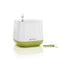 LECHUZA YULA - plantenpot - ALL-IN-ONE - satijnwit/pistache groen
