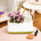 LECHUZA YULA planttas - Plantenbak - ALL-IN-ONE set - satijnwit/pistache groen