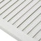 vidaXL - Kastdeuren - met - lamellen - 2 - st - 39,5x39,4 - cm - grenenhout - wit