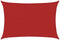 vidaXL - Zonnezeil - 160 - g/m² - 5x6 - m - HDPE - rood