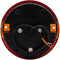 LED achterlicht rond plat 140x35 mm - losse draad aansluiting