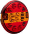 LED achterlicht rond plat 140x35 mm - losse draad aansluiting