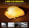 LED-boeklamp, opvouwbare boeklamp, LED-sfeerverlichting, warm wit, groen, rood, blauw en geel, USB-oplaadbaar, bureauboeklamp, nachtlampje, bedlampje voor kinderen, vriendin, cadeau, woondecoratie