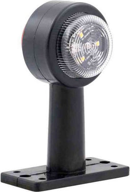 LED Breedtelamp 11 cm recht rood/wit 0-30V - TRAILERGEAR