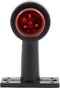 LED Breedtelamp 11 cm recht rood/wit 0-30V - TRAILERGEAR