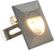 LED-buitenwandlampen 6 st 5 W vierkant zilverkleurig