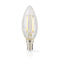 LED-Filamentlamp E14 | Kaars | 2 W | 250 lm | 2700 K | Warm Wit | Aantal lampen in verpakking: 1 Stu