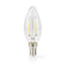 LED-Filamentlamp E14 | Kaars | 2 W | 250 lm | 2700 K | Warm Wit | Aantal lampen in verpakking: 1 Stu