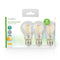 LED-Filamentlamp E27 | A60 | 7 W | 806 lm | 2700 K | Warm Wit | Aantal lampen in verpakking: 3 Stuks