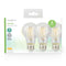 LED-Filamentlamp E27 | A60 | 8 W | 1055 lm | 2700 K | Warm Wit | Aantal lampen in verpakking: 3 Stuk