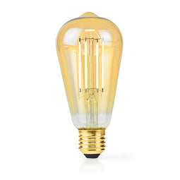 LED-Filamentlamp E27 | ST64 | 4.9 W | 470 lm | 2100 K | Extra Warm Wit | Aantal lampen in verpakking