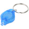 LED flashlight mini with white LED, with keychain