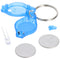 LED flashlight mini with white LED, with keychain