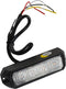 LED Flitslamp 4 LEDs Oranje R65 R10 12W 12V / 24V inbouwflitser