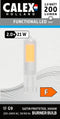 LED G9 220-240V 2W 200lm 3000K volglas mat