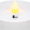 LED grave light with timer, red warm white, battery operated 2x C LR14 Baby, for indoor and outdoor