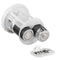 LED grave light with timer, red warm white, battery operated 2x C LR14 Baby, for indoor and outdoor