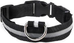 LED halsband hond extra large zwart