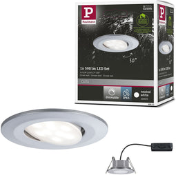 LED-inbouwlamp voor badkamer Paulmann Calla 99932 N/A Vermogen: 6.5 W Neutraalwit N/A