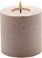 led kaars Champagne beige 10x10cm