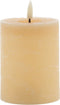 led kaars rustic zand 10x7,5cm