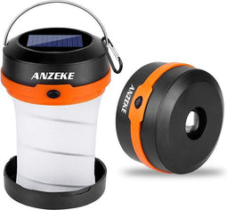 LED-Kampeerlamp op Zonne-energie - Opvouwbaar Ontwerp op Zonne-energie of USB - Oplaadbare Noodstroomoplader - Draagbaar - 4 standen - LED-Noodverlichting voor Kamperen, Wandelen, Vissen