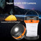 LED-Kampeerlamp op Zonne-energie - Opvouwbaar Ontwerp op Zonne-energie of USB - Oplaadbare Noodstroomoplader - Draagbaar - 4 standen - LED-Noodverlichting voor Kamperen, Wandelen, Vissen