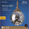 LED kerstbol - Kerst - aan touw - 20x80cm - 40 LED warm-wit - voor binnen - op batterijen - Lumineo