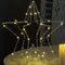 LED-kerstster Hellum 522624 LED vast ingebouwd Warmwit