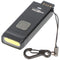 LED keychain light KL80R, integrated charging plug, button with dimming function, incl. keychain