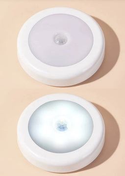 LED lamp met bewegingssensor - Lamp op batterijen binnen - Wit licht - Lamp - Draadloze led spots - Kastlamp - Nachtlampje - Nachtlampje kinderen - Verlichting op batterijen - Led spots opbouw - Bedlampje