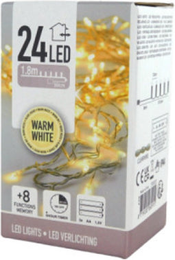 LED-lichtkrans Wit (2,5 m)